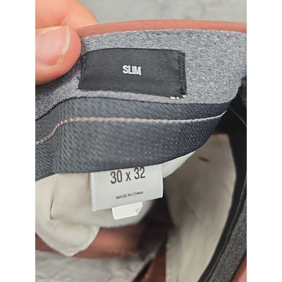 EXPRESS Skinny Hyper Stretch Chino Pants 32x30 Solid Khaki Casual NWT - Picture 3 of 9